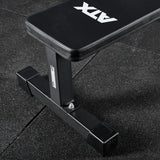 ATX® Flat Bench PRO Vorderer flacher Mittelfuß gewährt maximale Fußfreiheit