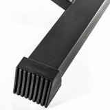 mit gummierten Standfüßen, extra rutschsicher und bodenschonend