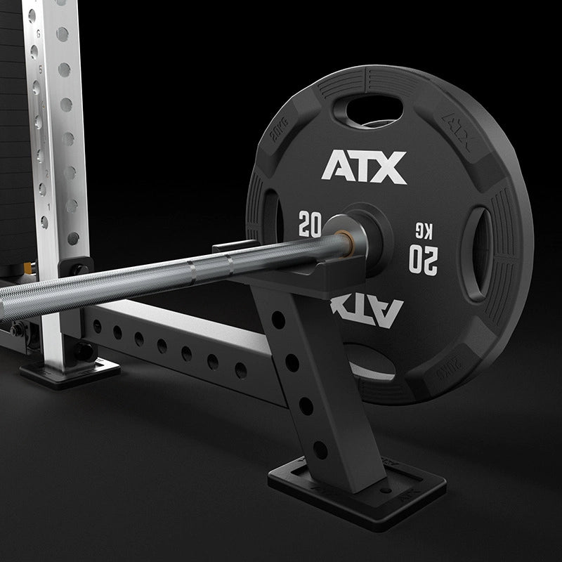 ATX® Cable Half Rack mit 2 x 90 kg Steckgewichte Deadlift Frontablage