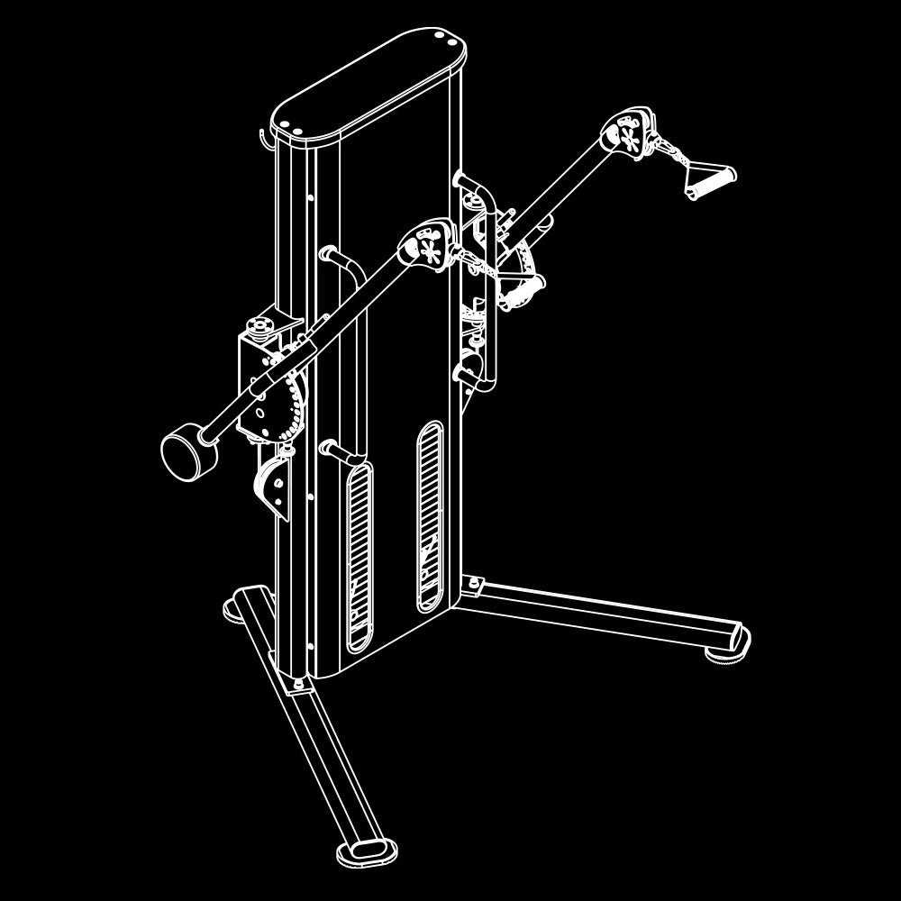 ATX® Functional Pull Trainer - Multi Zugstation Isoansicht