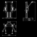 ATX® Functional Pull Trainer - Multi Zugstation Maße