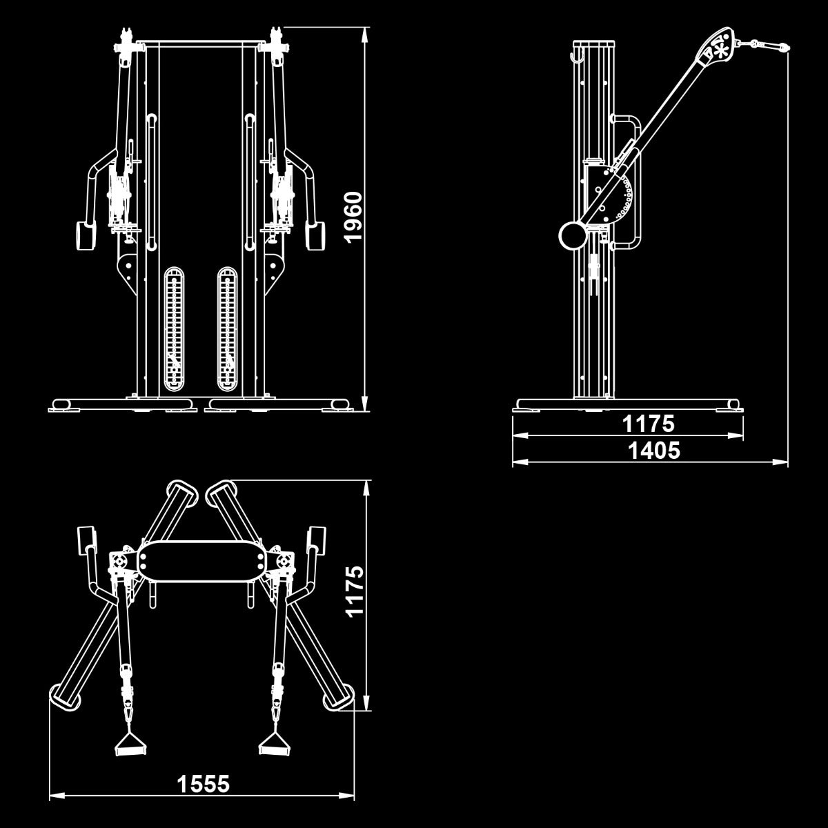 ATX® Functional Pull Trainer - Multi Zugstation Maße