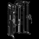 ATX® Functional Trainer - Dual Pulley Isoansicht