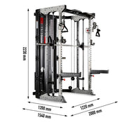 ATX® Multigym GMX 2000 2x90 Steckgewichte Maße