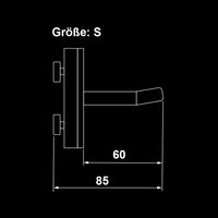 ATX® 5er Lochwand Haken Set Größe S Maße