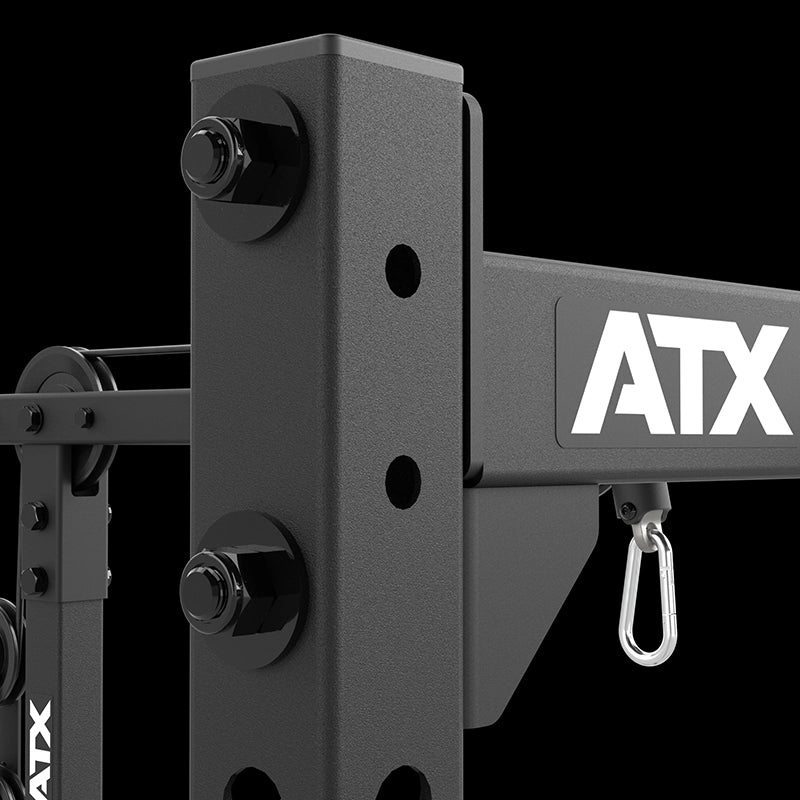 ATX® Half Rack 510 mit Latzugstation - Plate Load - 195 cm stabile Konstruktion