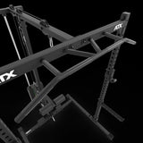 ATX® Half Rack 510 mit Latzugstation - 100 kg Steckgewichte - Höhe 195 cm Klimmzugstange