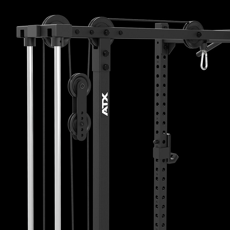 ATX® Half Rack 510 mit Latzugstation - Plate Load - 195 cm Führungswellen