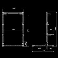 ATX® Half Rack 510 Maße