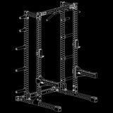 ATX® Half Rack 780 mit Extension Isoansicht