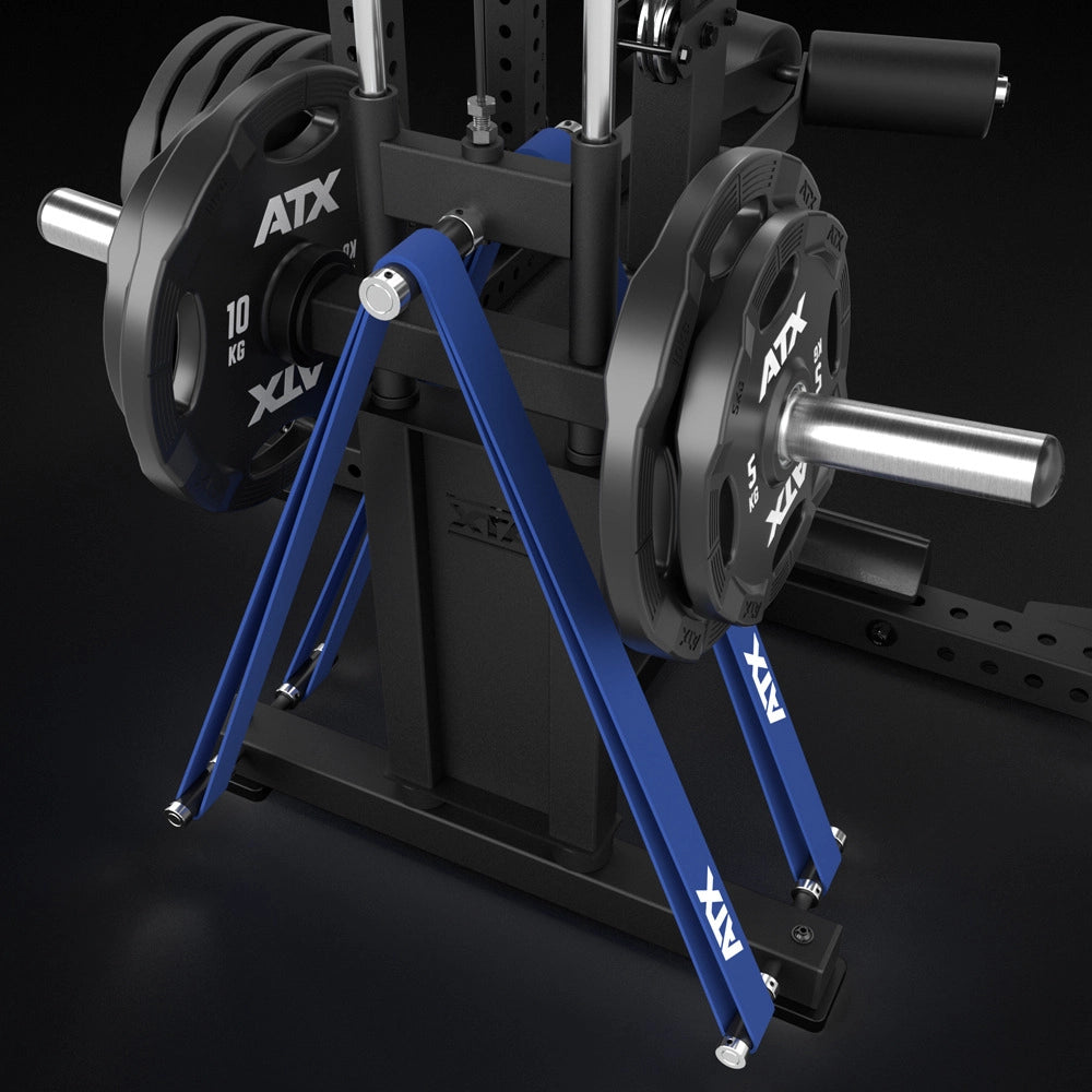 ATX® Half Rack 780 mit Extension und Latzug Plate Load belastbarer Gewichtsschlitten