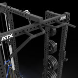 ATX® Half Rack 780 mit Extension und Latzug Steckgewichte Multigrip