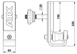 ATX® Roller J-Cups - Universal
Maße