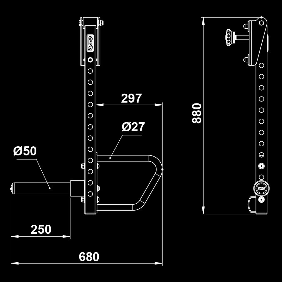 ATX® Jammer Arms A1 - Series 500/600/700