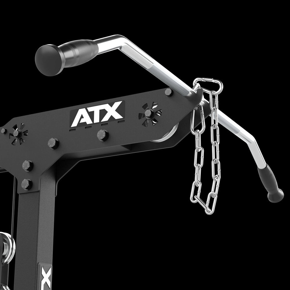 ATX® Latzug und Ruderzug - 115 kg Steckgewichte praktische Ablage