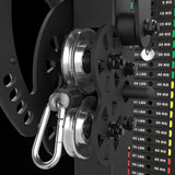 ATX® Latzug und Ruderzug - 115 kg Steckgewichte Aluminiumrollen