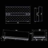 ATX® Vertikale Beinpresse Option für Multipresse Maße