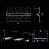 ATX® Vertikale Beinpresse Option für Multipresse Maße