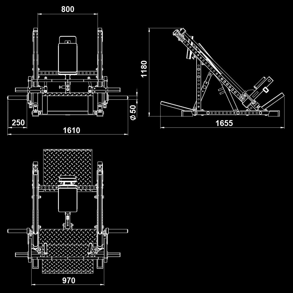 ATX® rowing machine - Double-side Linear Row