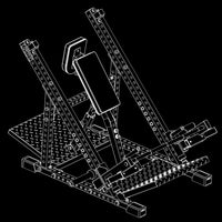 ATX® Rudermaschine - Double-side Linear Row Isoansicht