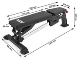 ATX® Multibank RAS 2.0 - Hantelbank Maße: Länge 144,5 cm; Breite 69,5 cm; 44,5  cm