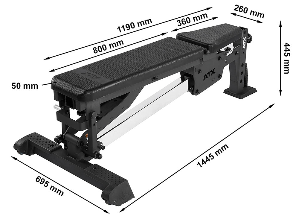 ATX® Adjustable Weight Bench RAS - PU 