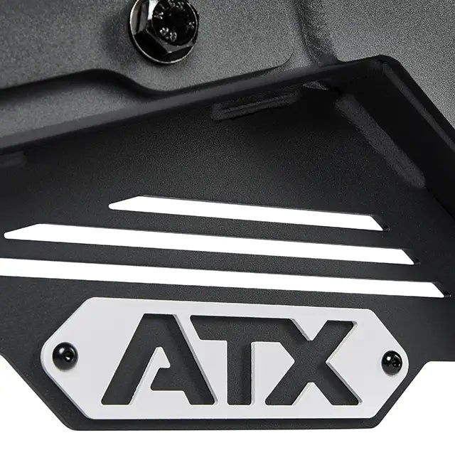 ATX Logo auf der ATX® Warrior Bench Hantelbank 2.0