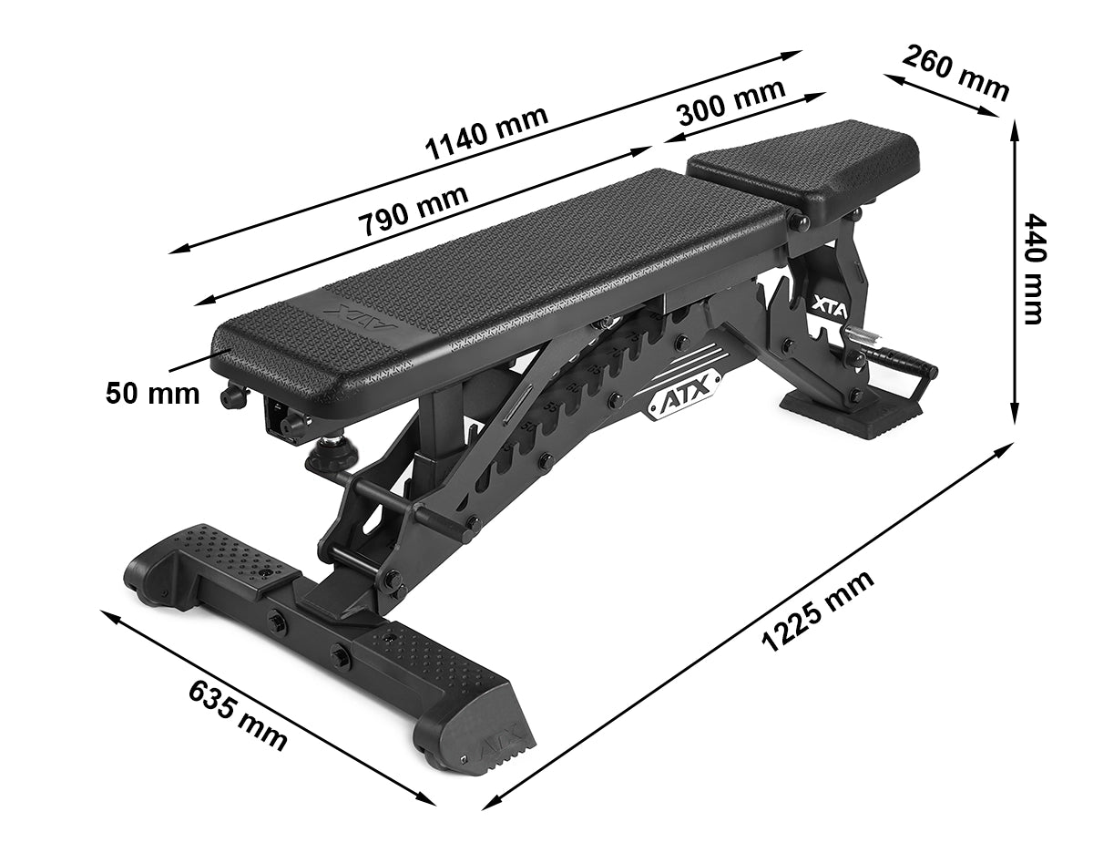 ATX® Adjustable Weight Bench - Warrior PU
