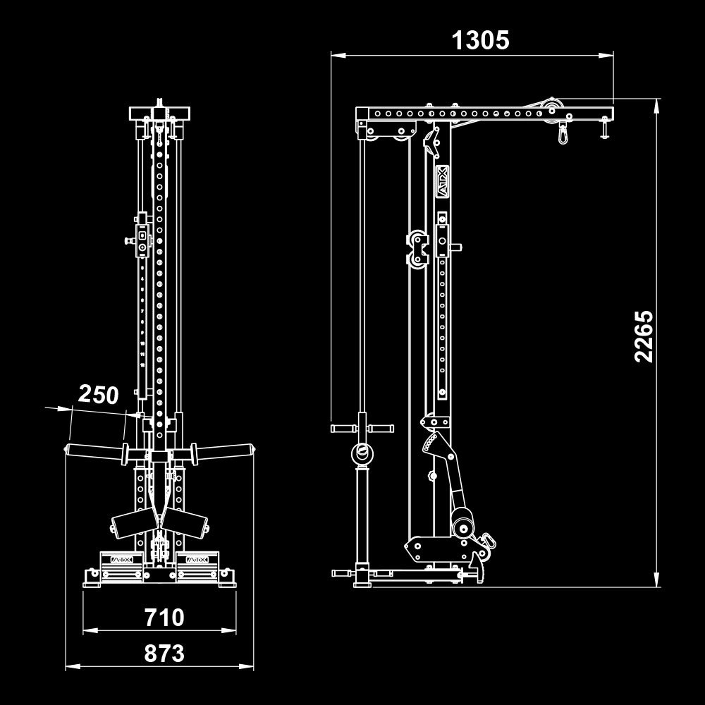 ATX® Latzug Option MPX-780 - Plate Load