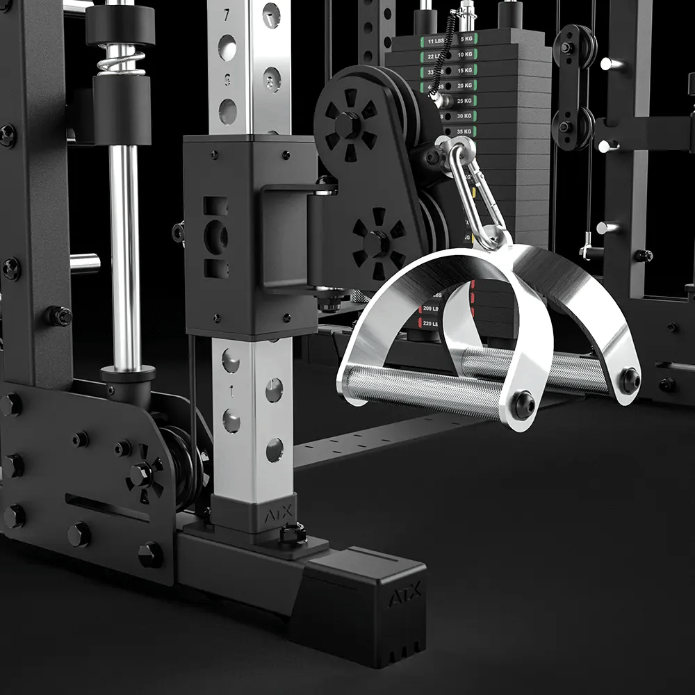 ATX® Multi Smith Rack - Höhe 195 cm - 2 × 100 kg Bein-Fußstütze