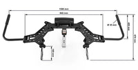 ATX® Pec-Fly-Option Maße: Breite 105/ 150 cm; Tiefe 73 cm; Höhe 45 cm (in Ruhestellung)