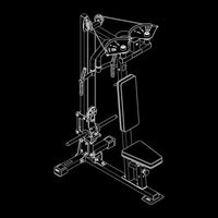 ATX® Butterfly Machine - Reverse 3025 Isoansicht