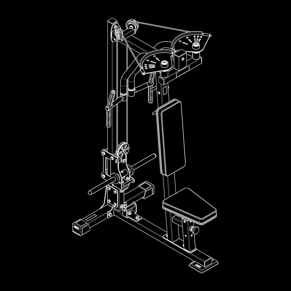 ATX® Butterfly Machine - Reverse 3025 Isoansicht