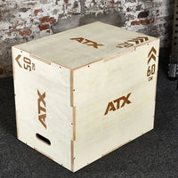 ATX® Plyobox - Holz natur - 50 x 60 x 70 cm   äußerst stabil verarbeitet - verzahnte Bauweise