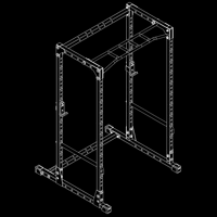 ATX® Power Rack PRX-510-XS Isoansicht