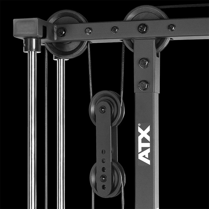 ATX® Power Rack 520 Komplettstation mit Latzugstation 100 kg Steckgewichte - Höhe 218 cm