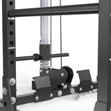 ATX® Power Rack PRX-520-XS mit Plate Load Latzug - Höhe 215 cm Scheibenaufnahme