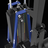 ATX® Power Rack 640/660 mit Latzug 115 kg Steckgewichte Roller Bands
