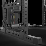 ATX® Power Rack 640/660 mit Latzug 115 kg Steckgewichte großer Cage