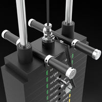 ATX® Power Rack 640/660 mit Latzug 115 kg Steckgewichte Block