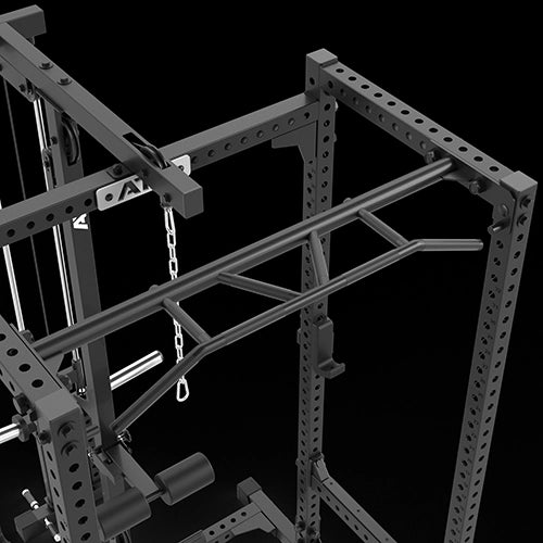 ATX® Power Rack 640/660 with Lat Pulldown - Weight Plates, in 2 heights