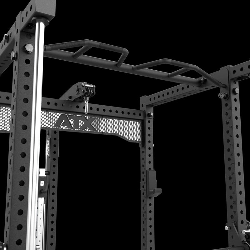 ATX® Power Rack 780 with lat pulldown - weights &amp; multi-press