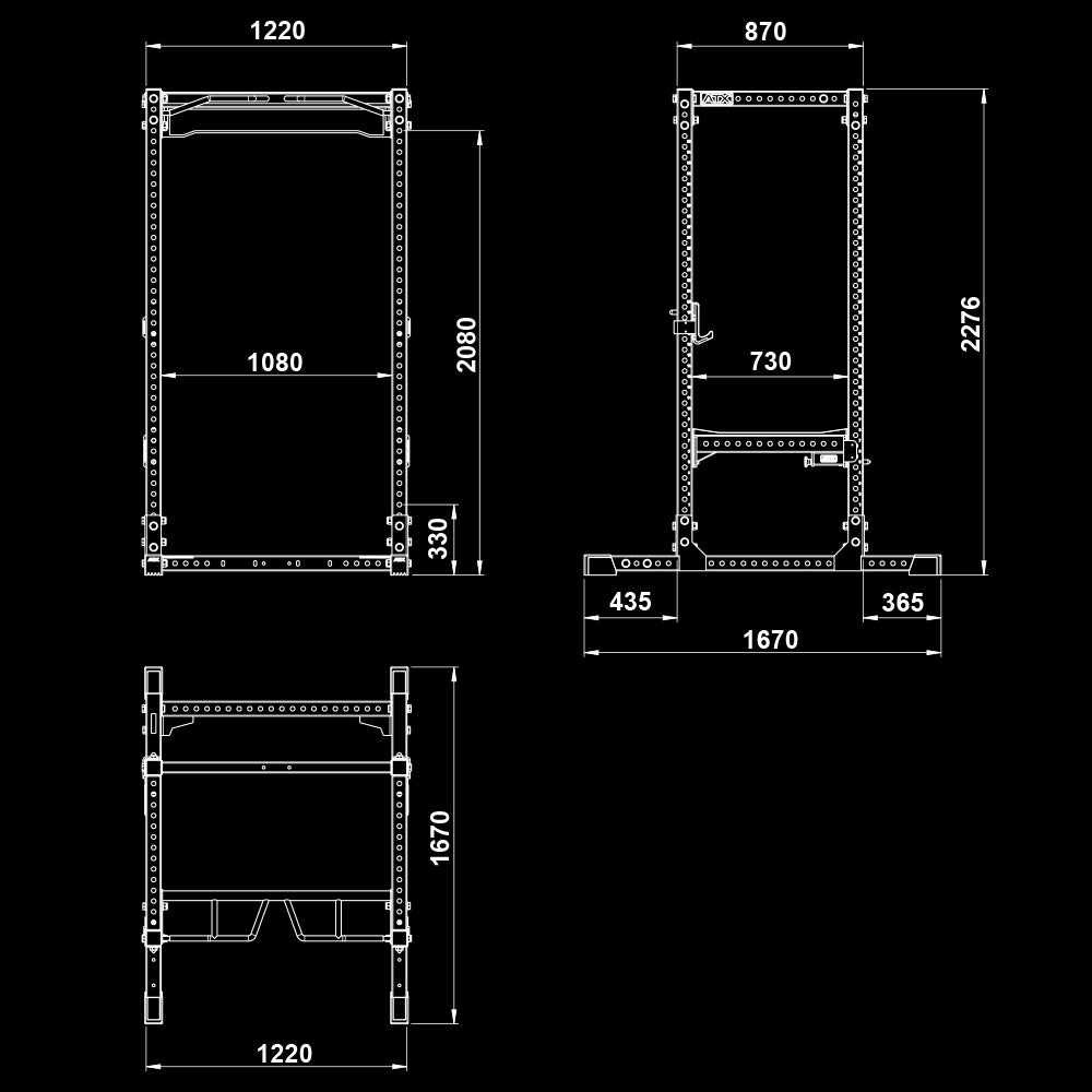 ATX® Power Rack PRX-780