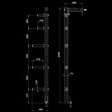ATX® Power Rack 780 2.0 - Storage Extension Maße