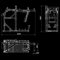 ATX® Pendulum Squat Maße