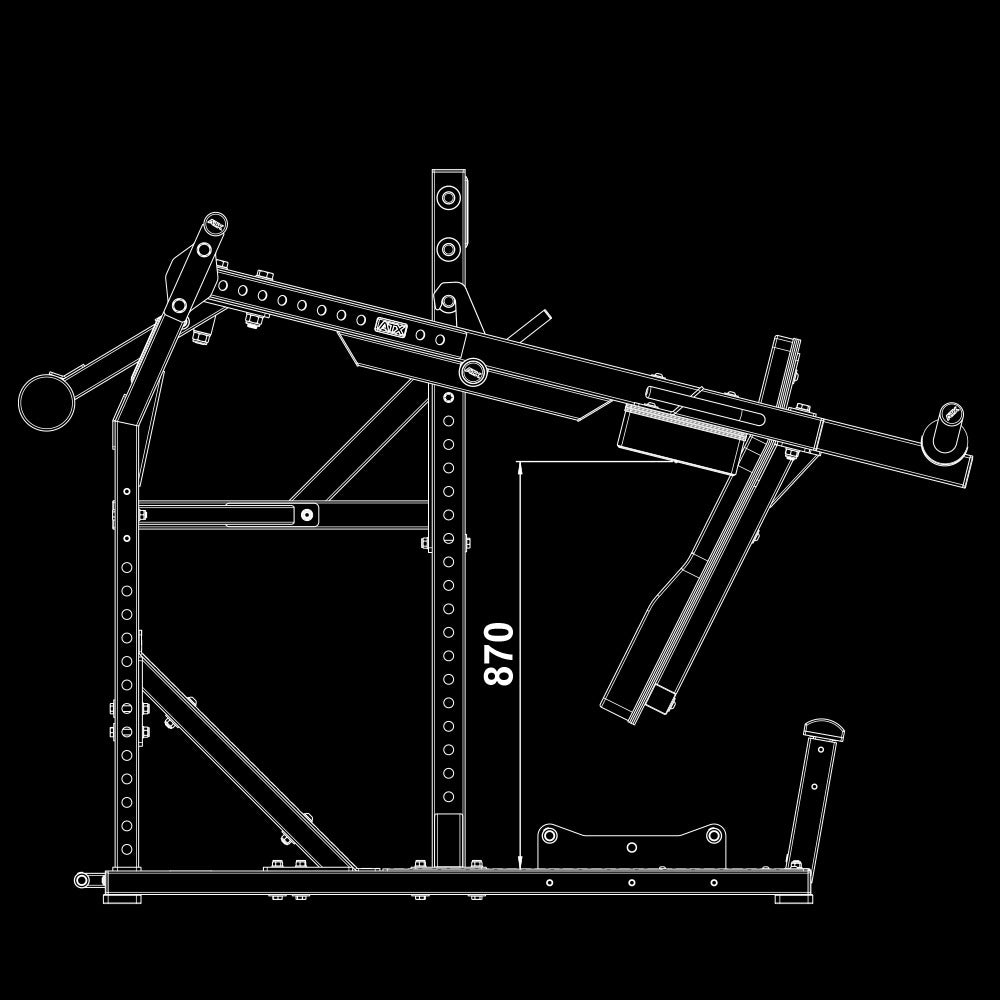 ATX® Pendulum Squat Starthöhe 2