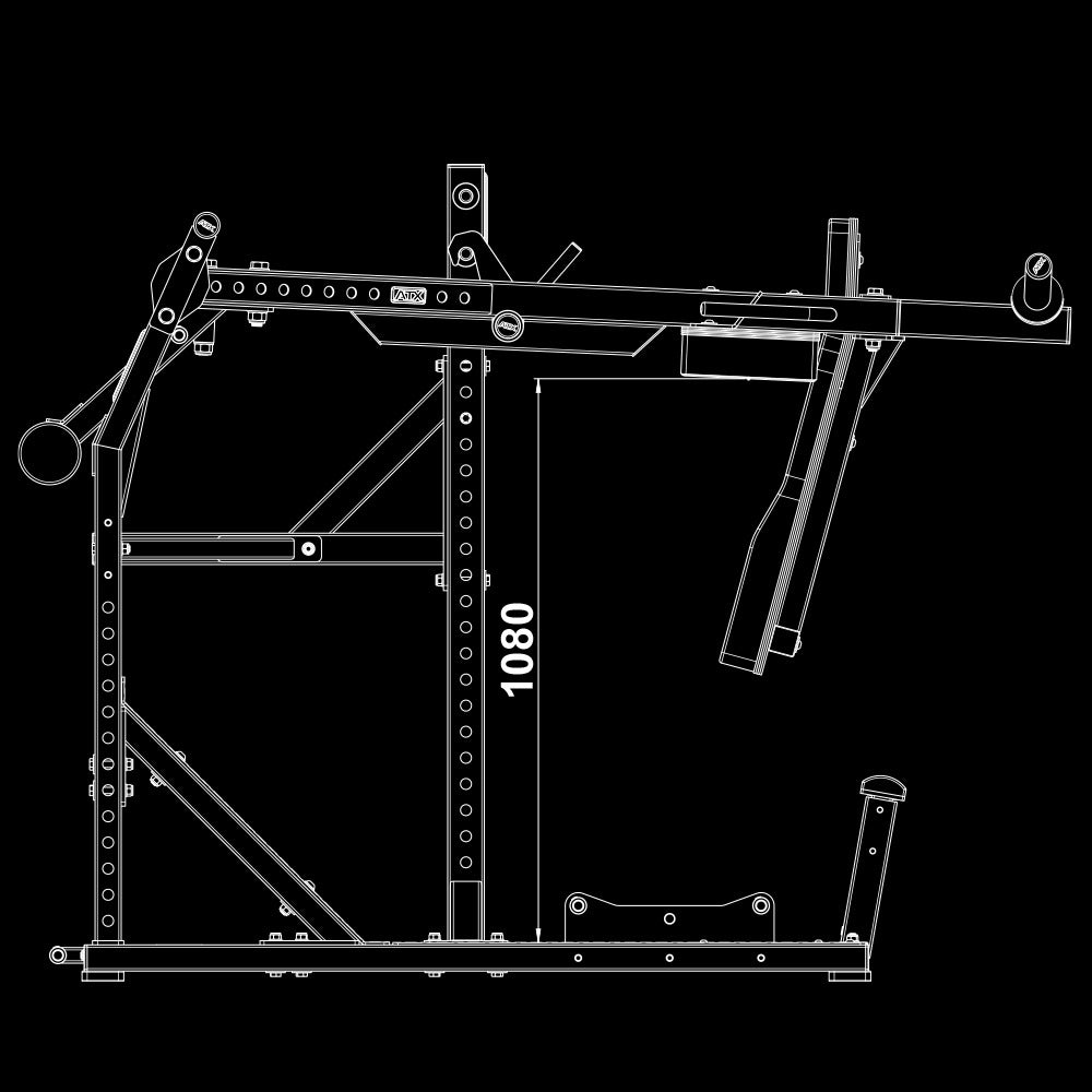 ATX® Pendulum Squat Starthöhe 3