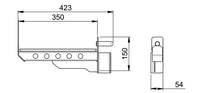 ATX® Safety Spotter Arms - Series 500 Maße