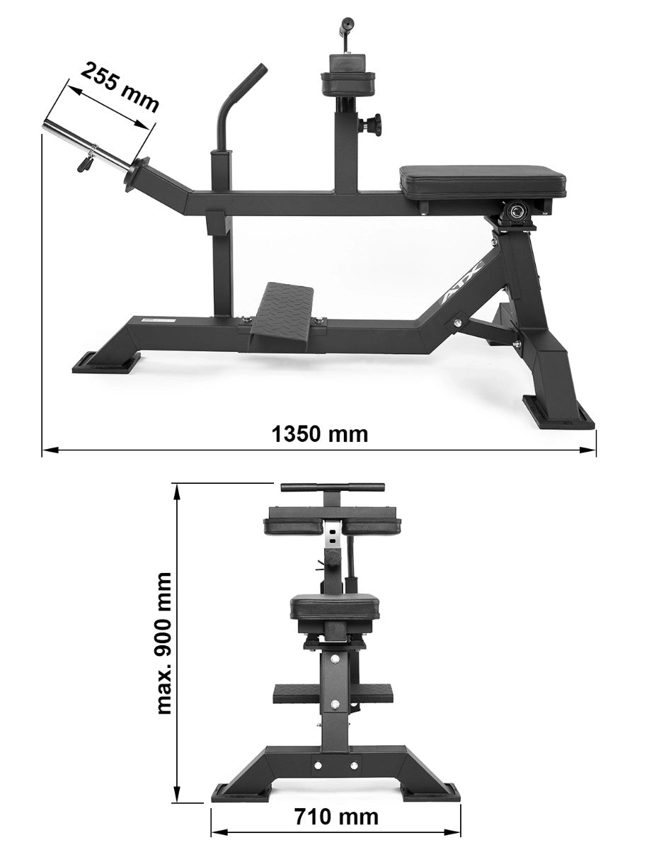 ATX® Seated Calf Raise - seated calf machine