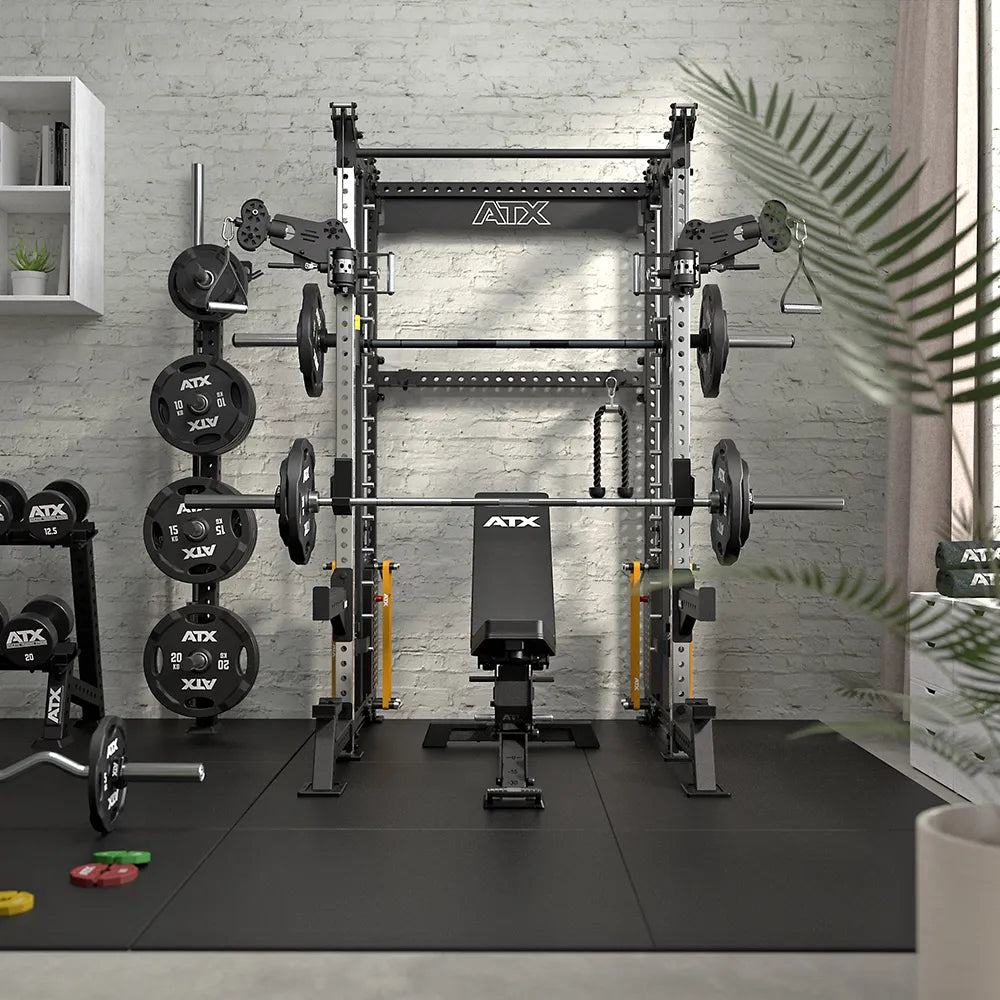 Double Rac Machine ATX® Cable Smith Rack SRX-650 + Smith Machine + Cable Cross – motion sports